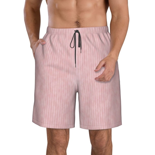 Fotbe Stripes Trajes de Baño Estampados para Hombre, Shorts de Verano de Secado Rápido, Ropa de Playa, Bañadores-Large