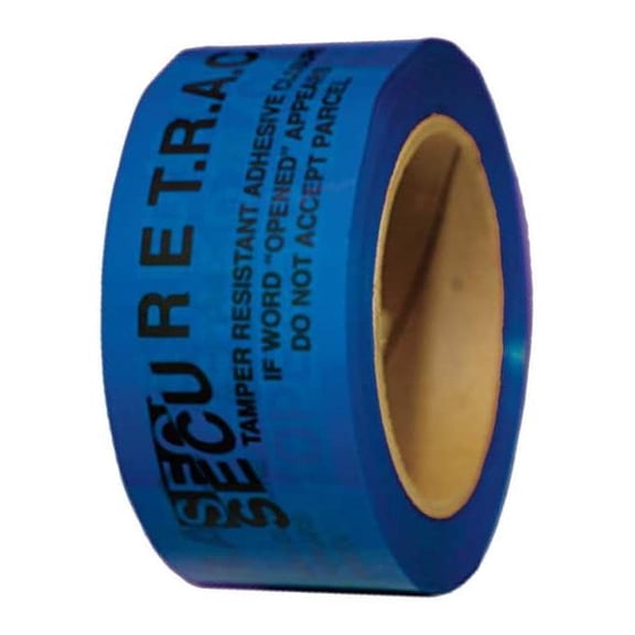 Novavision Tamper Evident Tape, Blue, 2Inx180Ft PST2B-61A-180