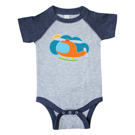 

Inktastic Helicopter For Boys Gift Baby Boy Bodysuit