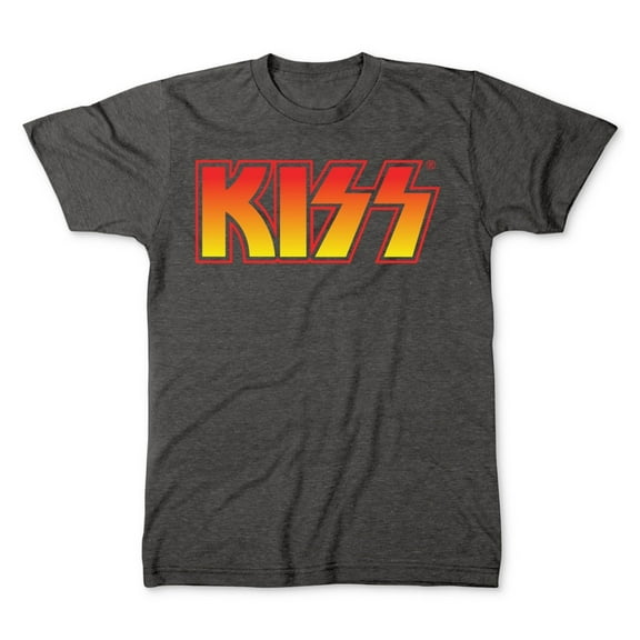 Freeze CMI Inc. Mens Kiss Graphic T-Shirt, Grey, Small