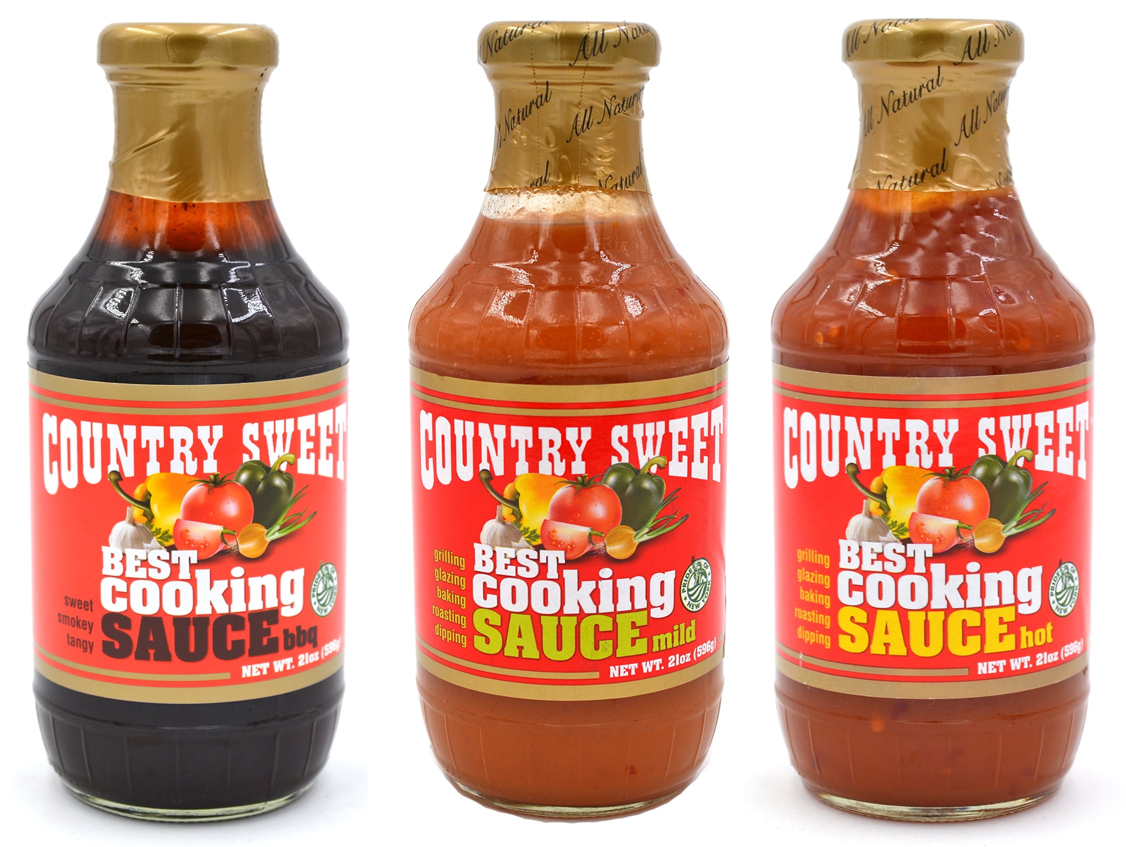 Country Sweet Sauce Cooking and Finishing Sauce Variety Pack (Mild