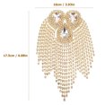 thumbnail image 2 of LIFKOME Tassel Applique Patches Golden Iron Sew on Patch for Fashion Events 1Pcs, 2 of 8
