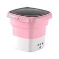 thumbnail image 2 of Lavadora plegable Conveniente Reutilizable Ahorro de espacio Durable Fácil de llevar Portátil Mini para apartamento Camping Escuela Lavandería Ropa Rosa Macarena Lavadora, 2 of 8