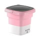 thumbnail image 2 of Lavadora plegable Conveniente Reutilizable Ahorro de espacio Durable Fácil de llevar Portátil Mini para apartamento Camping Escuela Lavandería Ropa Rosa Macarena Lavadora, 2 of 8