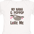 thumbnail image 4 of Inktastic Nana and Poppop Love Me Girls Long Sleeve Baby Bodysuit, 4 of 5