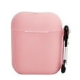 thumbnail image 6 of Headphone Protective Cover Case Anti‑Lost Silicone Protector with Carabiner for IOS Earbuds 1/2Pink, 6 of 8