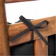 thumbnail image 2 of Nvzi Juego de cojines para mecedora, 2 piezas, cojín antideslizante para asiento y respaldo de silla, cojín suave y grueso para interior y exterior, cojín para silla con relleno (negro), 2 of 5
