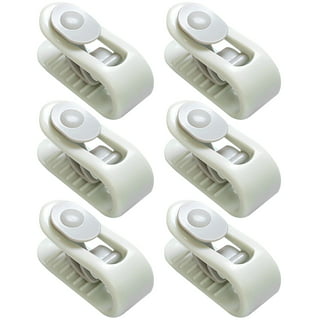 Pinionpins Magnetic Duvet Clips - 8 per Pack - Enough for 2 Beds! (White Cloth Pins)