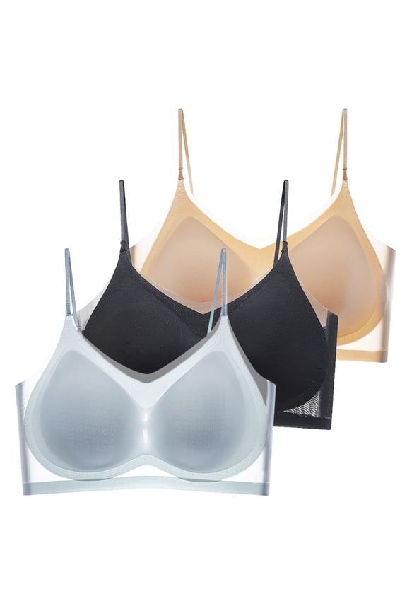 Lace Bras Push Up Bra Thin Bras Summer Thin Plus Size Ice Comfort Bra Seamless Bras For Women Comfortable Bras For Women Bras For Women L XXL