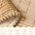 thumbnail image 2 of Eurhowing Backseat Pet Bed Mat, Dog Bed for Car Back Seat, Non-Slip Furry Dog Covers Pet Mat, Fit for Backseat Extenders and Seat Covers (Khaki, 24.8" x 54"), 2 of 10
