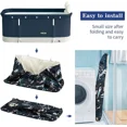 thumbnail image 3 of Portable Foldable Bathtub, Compact Design for Space-Saving and Easy Transport, Easy to Assemble and Store Freestanding and Collapsible Plastic Bathtub, 3 of 6