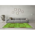 thumbnail image 3 of Ahgly Company Indoor Rectangle Abstract Green Modern Area Rugs, 8' x 10', 3 of 4