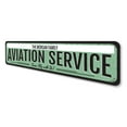 thumbnail image 4 of Aviation Service Novelty Sign, Metal Wall Decor - 4x18 inches, 4 of 4