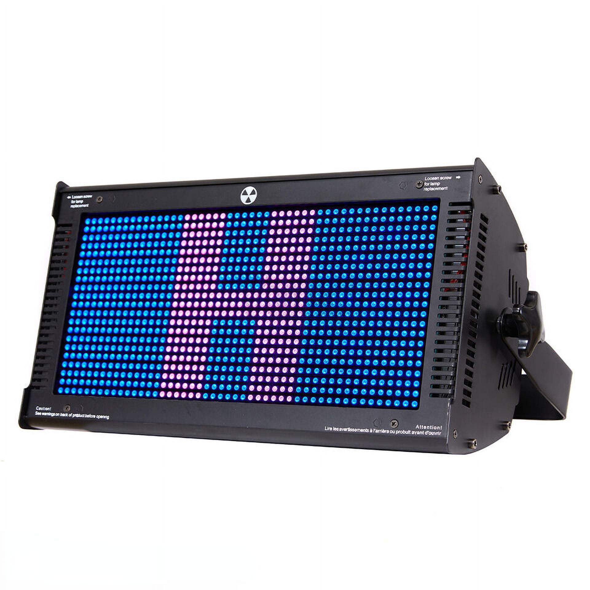 4-Count Atomic RGB LED Strobe Stage Light 112 Segements Wash Multi Pattern with Flycase