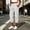 White, variant on BUIGTTKLOP Corduroy Capri Pants for Women High Waisted Pull on Active Jogger Capris Baggy Cropped Jogger Pants with Pockets