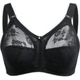 thumbnail image 2 of Women's Plus Size Minimizer Sleep Unlined Full Coverage Lace Wirefree Bra 48H, 2 of 9