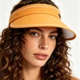 thumbnail image 2 of Zynoxe Sun Visor Hats for Women Outdoor Breathable Sun Protection Wide Brim Adjustable Strap Sprots Sun Hat for Baseball Hiking Golf, 2 of 6