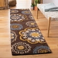 thumbnail image 4 of SAFAVIEH Wyndham Brendanus Floral Runner Rug, Eggplant/Multi, 2'3" x 9', 4 of 11