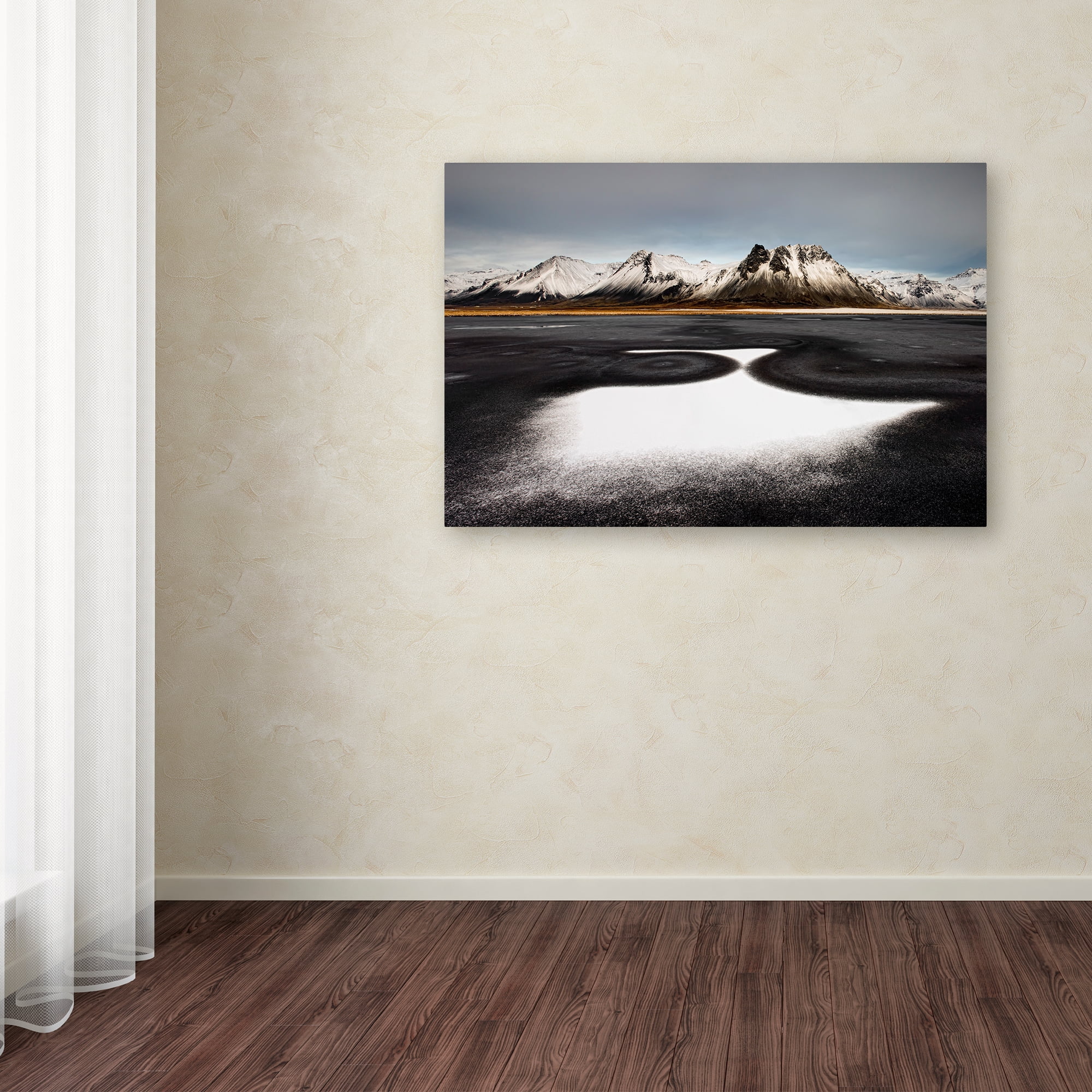 Liloni Luca 'Iceland First Snow' Canvas Art