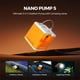 thumbnail image 2 of Bomba de aire VOLLYC Nano Pump 5 4,5 kPa con luz de camping 2400 mAh, 2 of 9