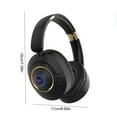 thumbnail image 3 of xjwjuw Bluetooth Headphones Over Ear, Bluetooth 5.3 with 8-10H Playtime, Wireless & Wired Modes, Foldable & Adjustable, Low Latency for Gaming, Perfect for Music, Sports, Daily Use, 3 of 9