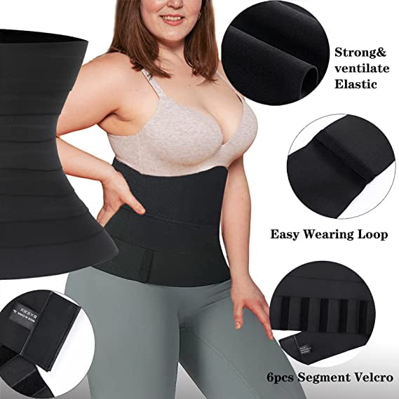 Sweat Band Waist Trainer for Women Lower Belly Fat, Stomach Wraps
