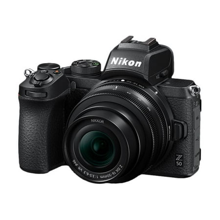 Nikon - Z50 Mirrorless 4K Video Camera with NIKKOR Z DX 16-50mm f/3.5-6.3 VR Lens - Black