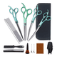 thumbnail image 1 of Kit Tijeras Profesionales para Peluquero Verdes 12 Pzs BELUG, 1 of 3