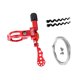 thumbnail image 5 of Tija de sillín - Palanca - Control remoto ajustable - Accesorios mecánicos para bicicletas rojo 24 cm, 5 of 9