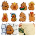 thumbnail image 1 of Clip Notas Dibujos Animados 8 Piezas Capibara Cuaderno Lindo para Estudiantes Y, 1 of 9