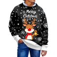thumbnail image 4 of Men's Christmas Sweaters - Funny Christmas Sweaters for Men - Fun Holiday Pullovers,Black,2XL, 4 of 7