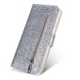 thumbnail image 3 of Wallet Bling Glitter Magnetic Flip Zipper Leather Case For Samsung Galaxy S24 Ultra S23 S22 Plus S21 S20 FE S10 S9 Note 20 10 9, 3 of 5