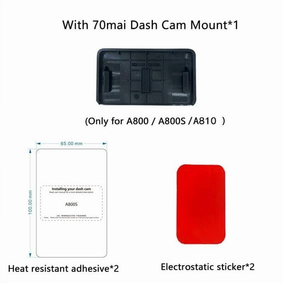 For70mai Dash Cam Mount Dash 70mai Dash Cam A800S A800 Mount