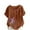Brown, variant on Summer Tops for Women Casual Short Sleeve Floral Print Blouses Plus Size Round Neck T Shirts Loose Fit Comfy Shirts Blusas De Mujer