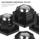 thumbnail image 3 of KAKOWELY 1Jgo Adhesivas Negras Para Muebles Con Capacidad Resistente Giratorias Para Casa, 3 of 8