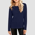 thumbnail image 2 of Bovxnpu Girls Long Sleeve Shirts Undershirts Kids Long Sleeve Crew Neck Soft Cotton Base Layer Top Outfits, 2 of 6