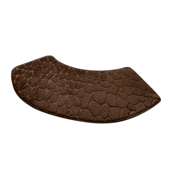 Leodye 1PCS Tapis de Bain en Mousse Embossée - Antidérapant Épais Doux Absorbant Lavable - 39,37 X 15,75 Pouces