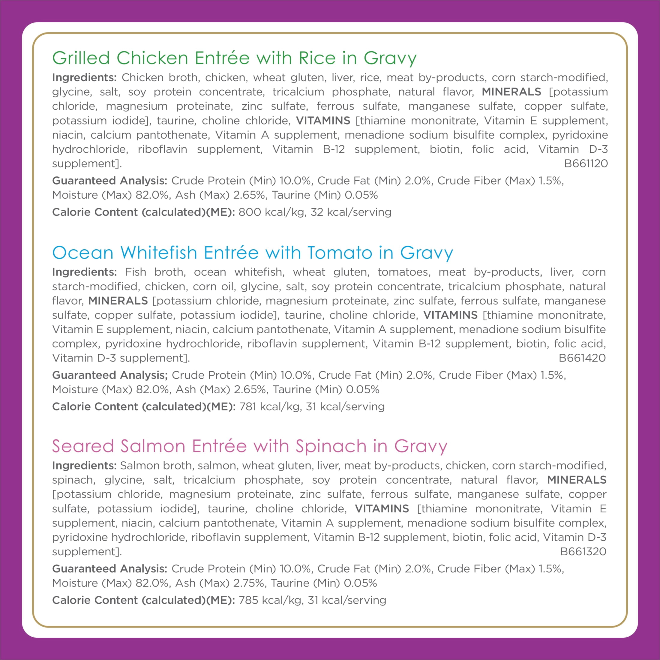 Purina Fancy Feast Petites Kitten Food, Wet Cat Food, Gravy Collections, 24 Entrees, 1.4 oz Tubs