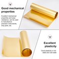 thumbnail image 4 of Brass Sheet Roll 1000x300x0.1mm Brass Film Brass Strip Thin Brass Foil Roll Sheet Thin Metal Foil Plate for DIY Cutting Crafts Home Decoration Roof Flashing Mixed Color, 4 of 8