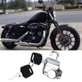 thumbnail image 3 of Helmet Locks, Universal Strong Fadeproof Anti Scratch Motorcycle Helmetlock Iron With 2 Keys For Motorcycle Models With 22mm Handlebar, 3 of 8