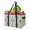 Multicolor 2, variant on Mexican Fiesta Reusable Grocery Bag, Large Foldable Grocery Totes Shopping Bag for Groceries, Mexico Flower Shopping Bags with Handles for Kitchen Trunk Picnic