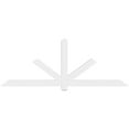 thumbnail image 2 of 84"W x 31 1/2"H x 2"D x 4"F, 9/12 Pitch, Kennewick Architectural Grade PVC Gable Bracket, 2 of 8
