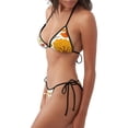 thumbnail image 2 of Fotbe HAPPY FALL Y'ALL Traje de Baño para Mujer de Dos Piezas – Bikini Sexy de Tirantes Tipo Halter con Diseño Triangular, 2 of 6