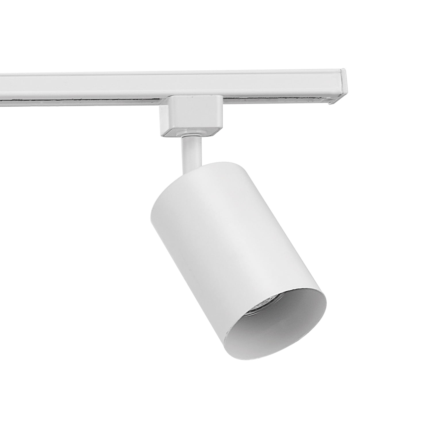 Globe Electric Industrial Style 4-Light 56" Matte White Track Lighting Kit
