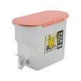 thumbnail image 1 of Dispensador de bebidas 3.5L | Bebida Botella de agua fría para fiestas, barbacoa, picnic, té helado, jugo | Jarra enfriadora de refrigerador de plástico | Contenedor portátil de bebida filtrada de, 1 of 5