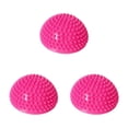 thumbnail image 4 of Greeniant Bolas de yoga semicirculares Amplia aplicación Flexible y segura Bola de masaje semicircular Equilibrio Pod rosa roja Type1 NO1, 4 of 6