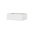 thumbnail image 6 of Furinno Shaker Wall Refrigerator Kitchen Cabinet with 2-Doors, Ready to Assemble, 24 D x 36 W x 12 H, White, 6 of 9