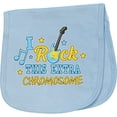 thumbnail image 2 of Inktastic I Rock This Extra Chromosome Down Syndrome Awareness Baby Burp Cloth, 2 of 3