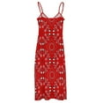 thumbnail image 6 of Red Bandana Dress Sleeveless Dress women's elegant loose dresses Elegant gown womens clothing Women long dress, 6 of 6