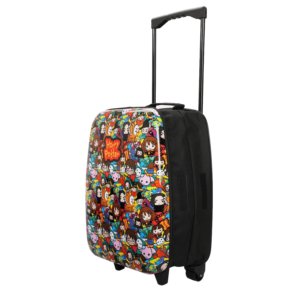 Harry Potter Chibi Wizards & Creatures Kids Foldable 2 Wheel Hard Shell Luggage